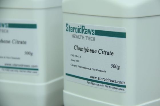 China De ruwe Steroïden Clomiphene, Clomid van het Poeder Antioestrogeen voor PCT Cas no.50-41-9 leverancier